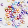 Estrella acrílica de colores brillantes, luna, cuentas redondas, cuentas brillantes en forma de corazón, materiales para pulseras, collares de joyería hechos a mano para DIY