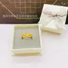 Fonte Viva Moda Nacional Retrô Dinheiro Anel Solto Ao Vivo Venda Quente Moda Banhado a Ouro Anel de Cobre Rico