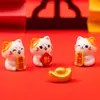 Micro Paisaje Creativo Lindo Gato de la Suerte Figura Decoración DIY Accesorios Adornos de Escritorio Coche Venta al por Mayor