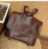 Colección nueva otoño/invierno de piel genuina, mochila versátil para el trabajo y el día a día, también un bolso de mano elegante, hecho de piel de vaca curtida vegetalmente, gran capacidad, para mujer