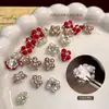 Acessórios de Unhas de Caixa de Tesouro de Zircônia Personalizada de Alta Qualidade, Pérolas de Alto Brilho Estilo Francês, Strass Acabados, Decorações de Unhas de Luxo Leve Atacado