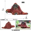 Juguete de Modelo Animal Sólido para Niños Simulación Primates Mono Gorila Simio Chimpancé Regalo Cognitivo