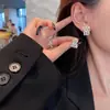Brincos de Prata 925 Esterlina Esmaltados com Pérola e Flor de Zircônia para Mulheres, Novo Modelo Popular, Brincos Clássicos de Luxo de Alta Qualidade