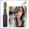 Tinta de Cabelo Transfronteiriça, Creme de Tinta de Cabelo Lavável de Sete Cores, Caneta de Tinta de Cabelo Temporária Descartável, Creme de Tinta para Sobrancelhas Multifuncional de Cor da Moda