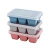 Molde para hielo de silicona con tapa para el hogar, ideal para congelar hielo congelado, ideal para el refrigerador, ideal para celebraciones cibernéticas, ideal para congelar hielo en casa.