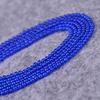 Cristal Natural 2mm Lápis Lazúli Calcedônia Azul Contas Soltas Pulseira Colar Borla Estrela e Lua Incrustadas DIY com Contas