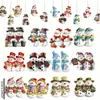 Novas Decorações de Natal de Boneco de Neve de Madeira Vintage Decorações Penduradas Festivas Pintadas à Mão para Cenas de Festa de Feriado