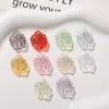 Color Degradado Hielo Translúcido Arrugado Hoja Acrílico Adorno Pegatina DIY Arete Accesorios para Aretes Accesorios para el Cabello Accesorios para Ropa