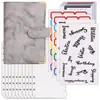 Amazon Transfronterizo Planificador A6 Cuaderno de Hojas Sueltas Libro de Presupuesto Libro de Ahorro de Dinero Libro de Contabilidad de Efectivo de Cuero PU En Stock