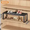 Zapatero con Particiones en Capas Zapatero Artefacto de Almacenamiento Zapatero Multicapa para el Hogar Organizador con Puerta de Partición en Capas