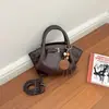 Elegante Bolsa de Cesta de Compras Portátil Xiaomi para Mujer 2026 Principios de Otoño Nueva Bolsa Tote Pequeña Plegada Nicho Bolso Cubo Bolso Cruzado