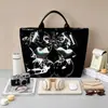2026 Nova Bolsa de Mão Transfronteiriça Temu Site Independente Impermeável PVC+Lona Portátil para o Dia a Dia Bolsa de Ombro Bolsa Tote
