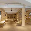 Estantería Creativa y Sencilla para Libros de Biblioteca, Estantería Práctica de Pie para Librería y Sala de Lectura, Gabinete de Almacenamiento de Libros e Información