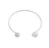 Pulsera Caliente Abierta Transfronteriza Moda Vintage Hoja Alas Lazo Pulsera Personalidad Temperamento Pulsera Geométrica