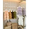 Liquidación, Sin Devoluciones ni Cambios. Top de Tirantes con Volantes en Capas Estilo Francés Suave y Elegante para Mujer 28298