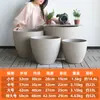 Tanque de Peces Tradicional para Patio, Tanque de Agua Grande para Uso Doméstico, Adecuado para Criar Peces Dorados, Tortugas, Plantas Acuáticas, Plantas Hidropónicas, Lotos y Nenúfares, Recipiente en Forma de Cuenco