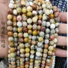 Piedra natural Ágata jade ángulo de corte cuentas sueltas cuentas redondas corte 96 accesorios para joyería DIY