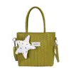 Bolso Tote Tejido de PU de Moda para Mujer 2026 Nuevo Estilo Bolso de Mano Fresco y Sencillo Bolso Versátil para el Trabajo