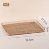 Bandeja de Té de PET para el Hogar Sala de Estar Bandeja Pequeña Bandeja Rectangular para Taza de Té Llave Internet Celebrando Bandeja de Almacenamiento Bandeja Bandeja Cuadrada