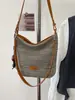 Bolso de Mano Tejido Transfronterizo Bolso Cubo para Mujer 2026 Nuevo Verano Bolso de Playa para el Trabajo Bolso de Hombro Cruzado Versátil