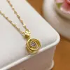 Colgante de Cobre de Gama Alta, Collar Inteligente, Cadena para Clavícula Pequeña de Fragancia, Moderno y Sencillo