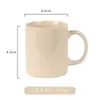 Caneca Branca Lisa Copo Branco Atacado Impressão Publicidade Caneca de Presente Simples Hotel Cerâmica Copo Cerâmico Impressão de Logo