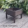 Macetas de Comercio Exterior, Elevadas y Engrosadas, Cajas de Plantación Transpirables, Macetas para Verduras de Balcón, Herramienta Mágica Rectangular para Cultivo de Verduras al Aire Libre al por Mayor