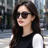 Gafas de sol cuadradas con montura negra Unisex Versátiles Protección UV Para Conducir Salida Sombrillas Gafas de Sol Hacen que la cara se vea más pequeña
