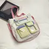 Mochila Escolar Cute de Gran Capacidad para Estudiantes de Secundaria y Preparatoria, Mochila Casual y Versátil, Bolsa Dulce para Ir a la Escuela