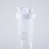 Shaker com Copo para Substituição de Refeição em Pó 400ml Proteína em Pó com Alça e Escala Copo de Plástico Fitness Esportes Garrafa de Água
