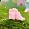 Novo playground micro paisagem jardinagem DIY bolo decoração acessórios roda gigante deslizar cavalo de Tróia ornamentos de resina