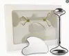 Tabla Gua Sha de Acero Inoxidable, Paleta de Colores, Herramienta de Belleza Masajeador Facial de Metal, Tabla de Masaje en Stock, Multifuncional
