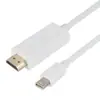 Cabo de conversão Mini DP para HDMI 1080p HD cabo de conversão linha de conexão minidp para hdmi 1.8 metros