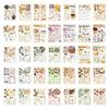 45 adesivos de receitas pequenas de sobremesa diy culinária Daquan bebida sobremesa gourmet decoração de capa de celular adesivos pequenos