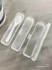 Caja de Almacenamiento Transparente Portátil para Llevar a Domicilio a Prueba de Polvo Caja para Palillos, Cuchara, Tenedor Cubiertos Caja Sencilla Individual para Palillos