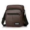 Bolso de Hombro Único Estilo Europeo y Americano para Hombre, Bolso Cruzado, Mochila Pequeña, Bolso Casual Versátil Portátil, Bolso de Cuero PU para Hombre para Llevar en Mano