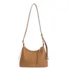 Bolsa de Mão Casual e Simples para Dumplings Feminina, Novo Estilo Primavera 2026, Alta Qualidade, Luxo Leve, Bolsa de Ombro e Transversal da Moda