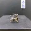 Colgante de Latón Estilo Antiguo con la Bestia Mítica Kirin de Fuego del Shanhaijing, Adecuado para Usar como Colgante, Collar, Llavero u Adorno Decorativo