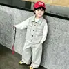Conjunto de Ropa de Otoño para Niños 2026 Nuevo Estilo Popular de Moda Chaleco de Moda Elegante para Niños Conjunto de Tres Piezas