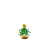 Árvore de Natal Esmaltada Zibo Mini Enfeites de Vidro Micro Paisagem Decoração de Mesa Acessórios de Carro Pequenos Presentes de Natal
