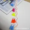 En Stock Cepillos de Escoba Coloridos de Poliéster Multicolor, Borlas Clásicas de Cinta, Ribete de Encaje, Accesorios para Ropa, Adornos Decorativos