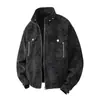 Nueva Chaqueta de Cuero PU para Hombre Otoño/Invierno 2026 Moda Amazon Chaqueta Suelta Casual para Hombre