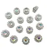 Girasol Caja Mágica Redonda Pequeña Anillo de Cuentas Separador Multi-Paso de Ocho Agujeros Pulsera de Cuentas DIY Collar Accesorios de Aleación