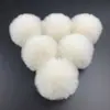 Pelota de imitación de pelo de conejo directa de fábrica para cortinas, cojines, peluches para mascotas, accesorios de bricolaje hechos a mano, decoración de zapatos y sombreros, y materiales para accesorios