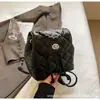 Mochila Ins Estilo Coreano para Mujer 2024 Nueva Moda Bolso de Hombro Rhombic para Viaje de Diseño Nicho