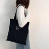 Bolsa de Lona Sencilla, Bolso para Libros de Clase de Estudiante, Versátil Bolsa de Lona con Cremallera, Bolsa de Lona, Bolso para Mamá Viajera