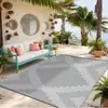 Venta Directa de Fábrica Esterilla de Camping para RV de PP Esterilla Gruesa de Doble Cara para Patio Impermeable de Secado Rápido Esterilla Exterior para Balcón Playa