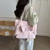 Moda Casual de Moda Tendencia Otoño 2026 Bolso de Hombro con Asa Corta Estilo Coreano Lazo Gran Capacidad Bolso Tote de Hombro Único