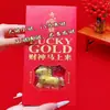 Pequeño Caballo Oro Puro Atrae Dinero Cadena para Teléfono Llavero Colgante Dorado Set de Caja de Regalo Bolsa de Flujo de Riqueza Encanto Moderno