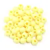 Plástico Acrílico Contas Redondas Contas de Cor Sólida Contas com Furo Grande Cor de Primavera Pulseira DIY Furo Reto Contas Soltas Acessórios de Miçangas